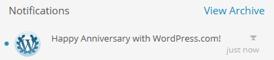 Blogging for a year: Happy Anniversary With WordPress